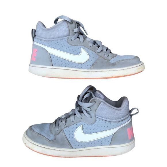 RARE 2016 Nike Court Borough Mid 'Wolf Gray' Size 8.5 - Picture 1 of 16